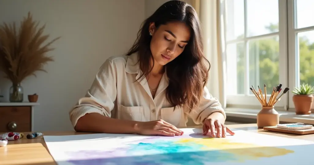 Arteterapia para o estresse: 45 minutos que transformam rabiscos em calma real