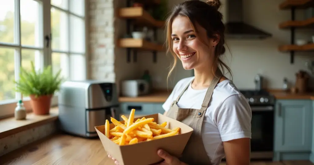 Como fazer batata frita com batata normal na airfryer crocante e macia