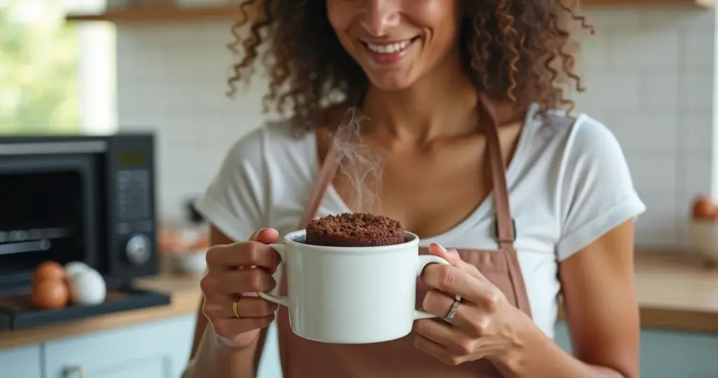 Como fazer bolo de chocolate no microondas em 5 minutos: macio e quentinho
