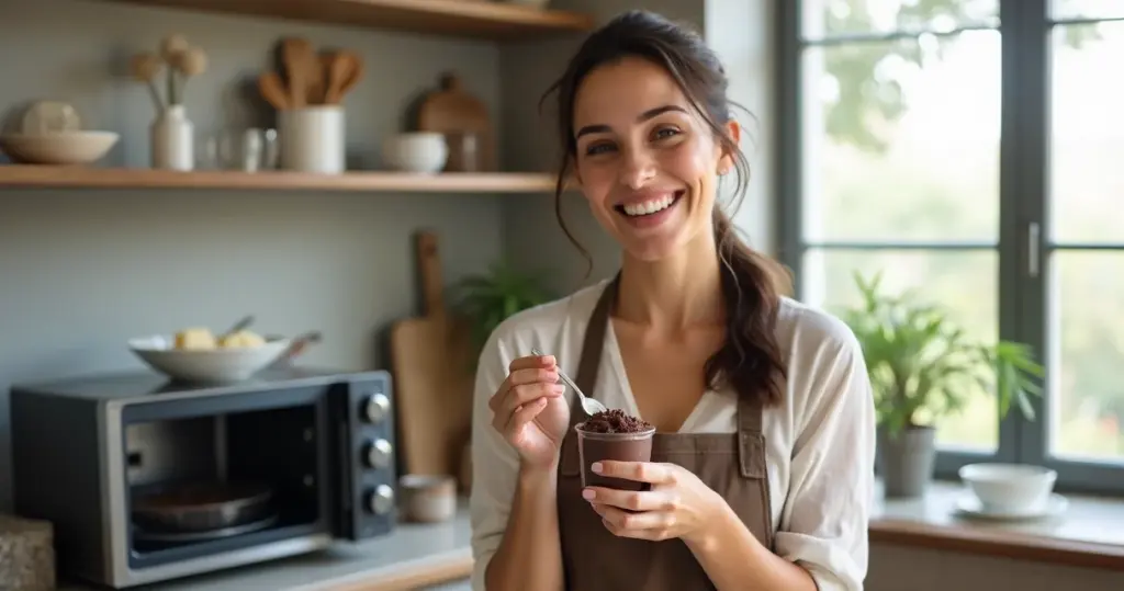 Como fazer brigadeiro copinho microondas cremoso em 7 minutos