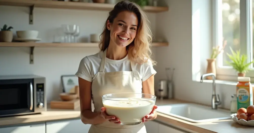 Como fazer creme confeiteiro microondas em 8 minutos (textura de padaria)