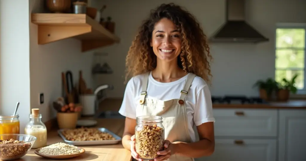 Como fazer granola caseira crocante e barata em 20 minutos
