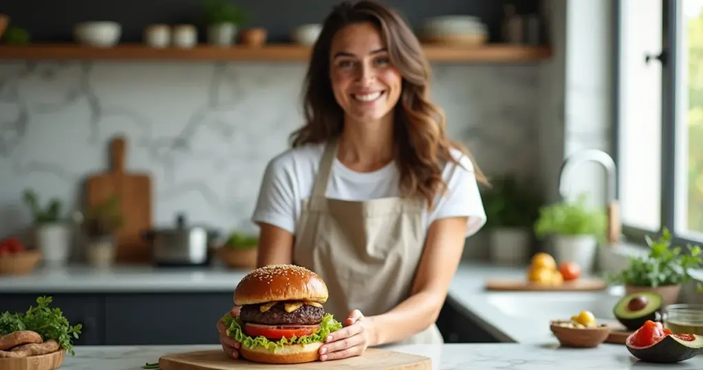 Como fazer hambúrguer vegano caseiro com textura que abraça o pão Como fazer hambúrguer vegano caseiro com textura que abraça o pão