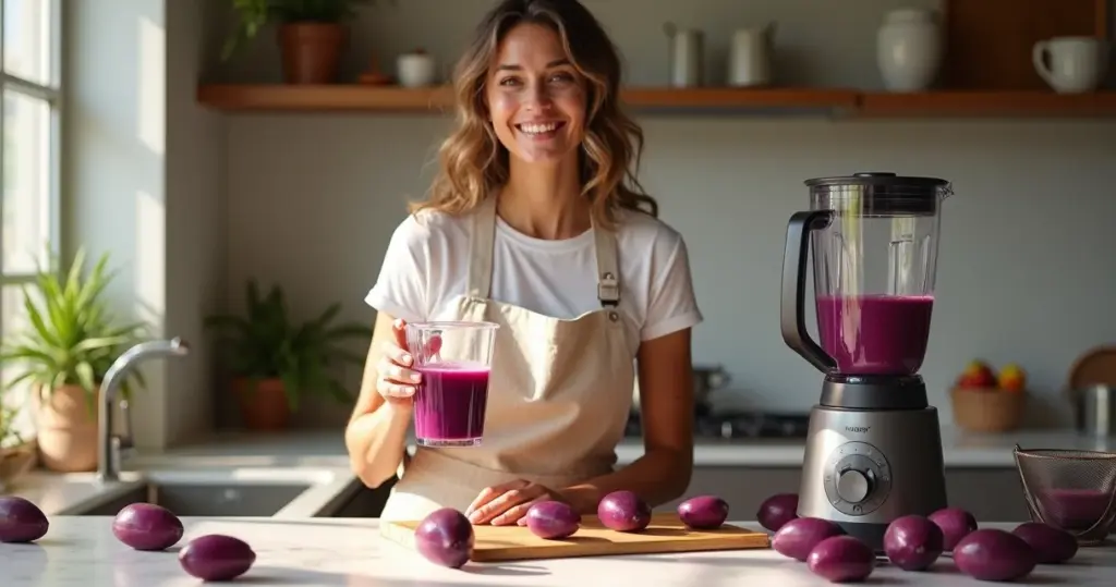 Como fazer suco de jabuticaba no liquidificador sem aquele amargor chato