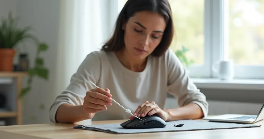 Como limpar mouse computador sem estragar o sensor (em 20 min)