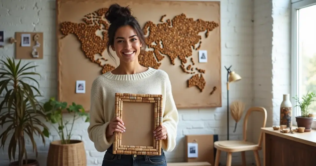 21 Ideias de Decoração com Rolhas e Quadros que Contam Sua História 21 Ideias de Decoração com Rolhas e Quadros que Contam Sua História