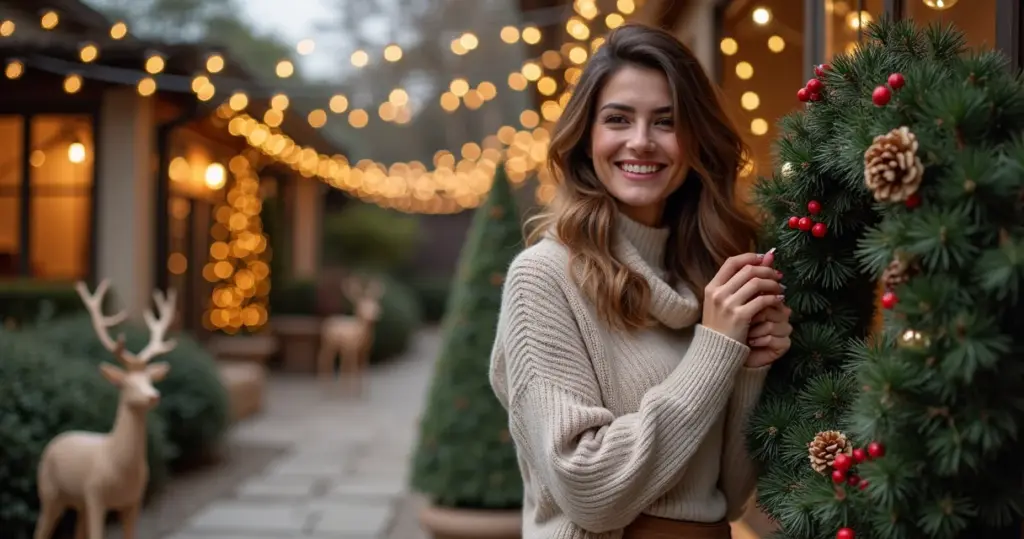 27 Ideias de Decoracao de Natal Jardim para um Cenário Mágico