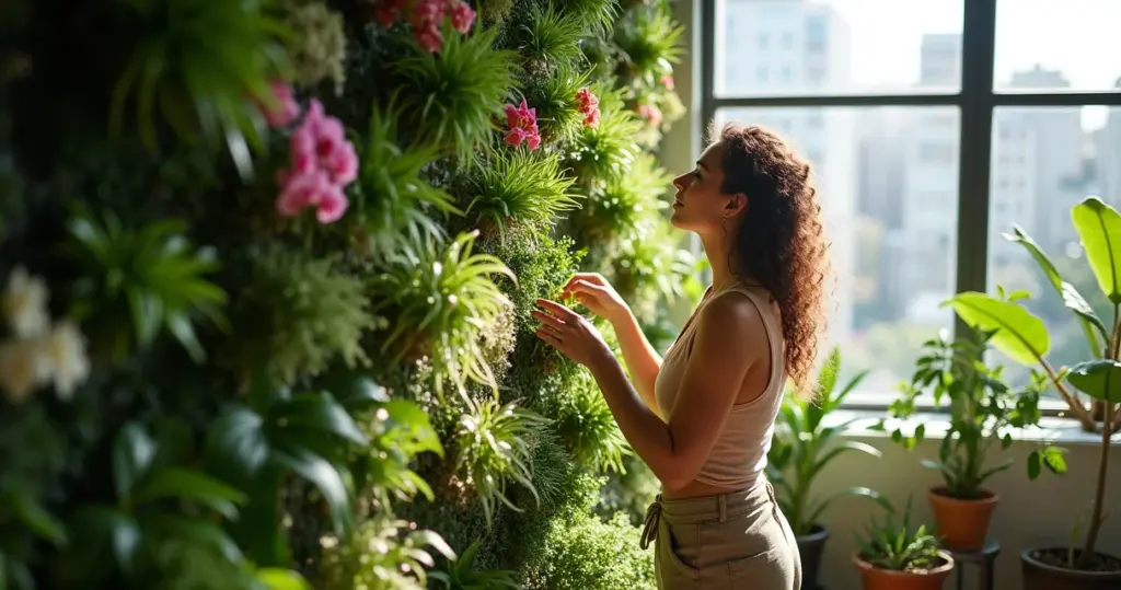 17 Ideias de Jardim Vertical: Transforme Paredes em Refúgios Verdes