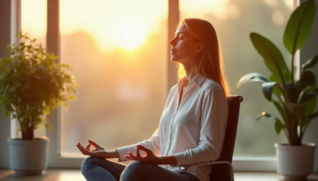 Meditação no trabalho: 5 minutos que transformam seu foco e acabam com o estresse