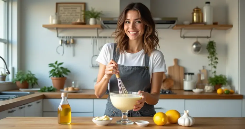 Receita como fazer maionese caseira em 10 min: cremosa e barata Receita como fazer maionese caseira em 10 min: cremosa e barata